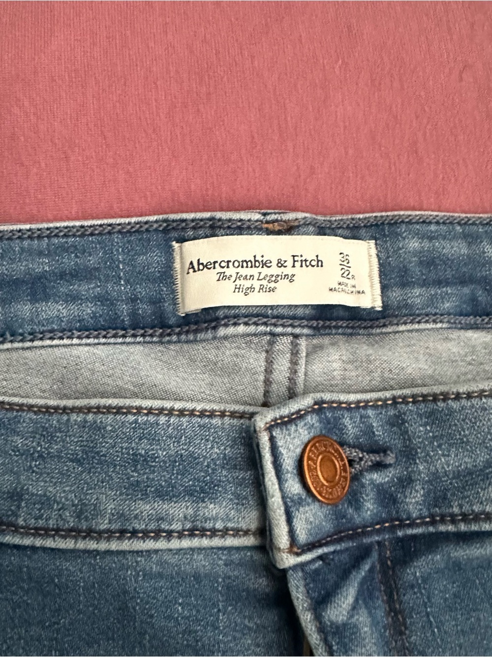 Abercrombie high rise Jean leggings